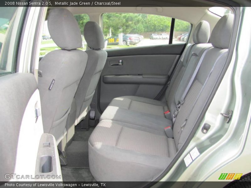 Metallic Jade Green / Charcoal/Steel 2008 Nissan Sentra 2.0 S