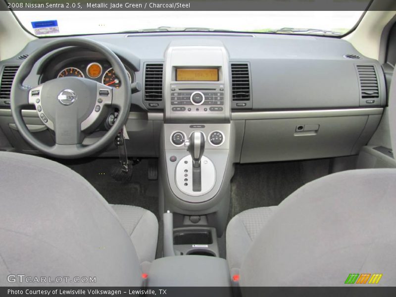 Metallic Jade Green / Charcoal/Steel 2008 Nissan Sentra 2.0 S