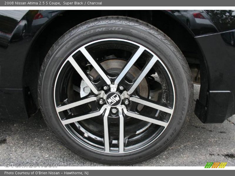 Super Black / Charcoal 2008 Nissan Altima 2.5 S Coupe