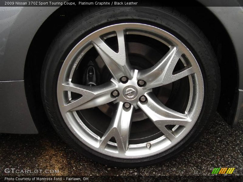 Platinum Graphite / Black Leather 2009 Nissan 370Z Sport Touring Coupe