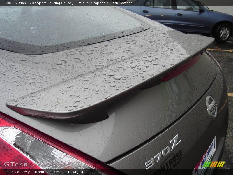 Platinum Graphite / Black Leather 2009 Nissan 370Z Sport Touring Coupe