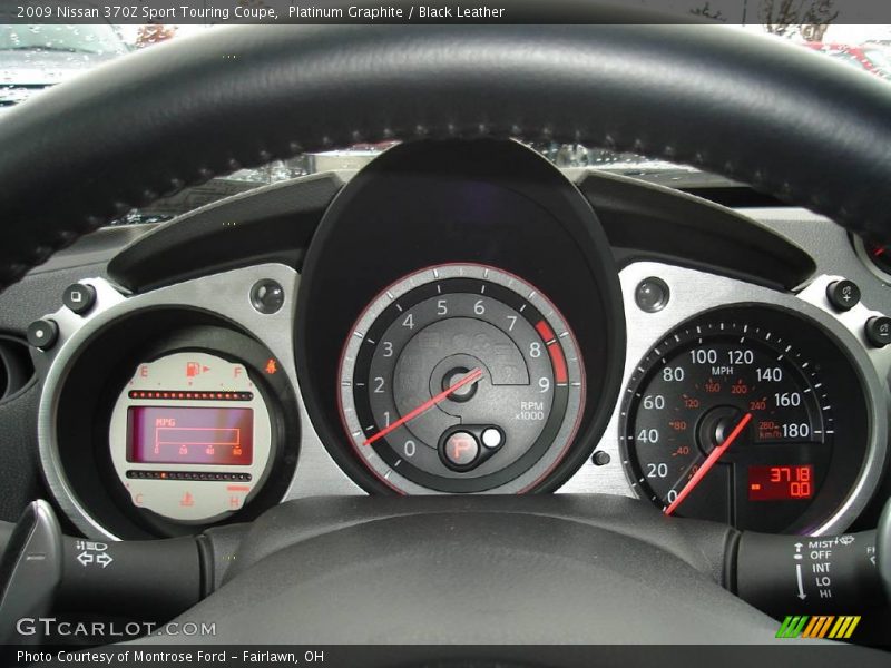 Platinum Graphite / Black Leather 2009 Nissan 370Z Sport Touring Coupe