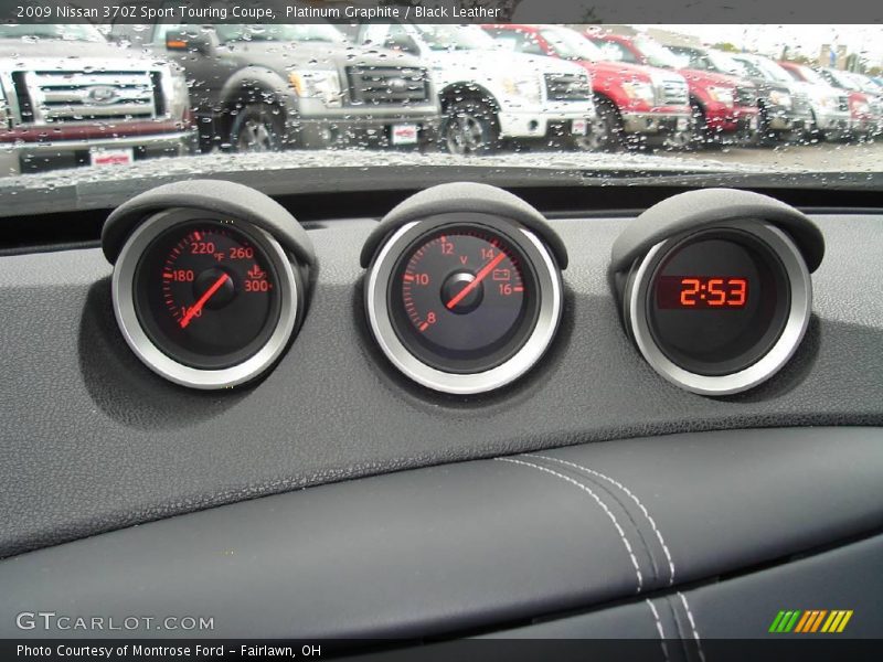 Platinum Graphite / Black Leather 2009 Nissan 370Z Sport Touring Coupe
