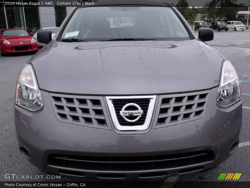Gotham Gray / Black 2010 Nissan Rogue S AWD