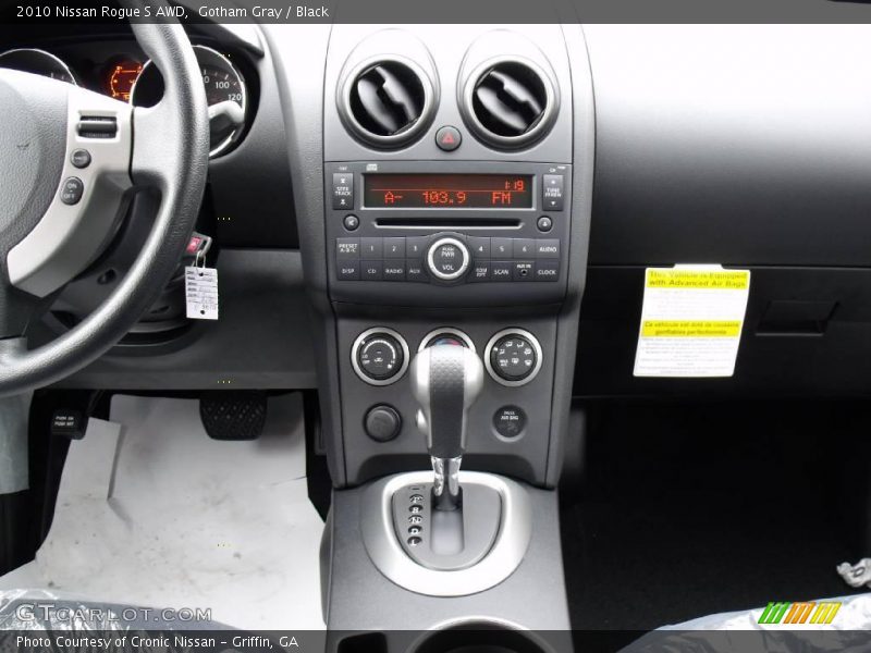 Gotham Gray / Black 2010 Nissan Rogue S AWD
