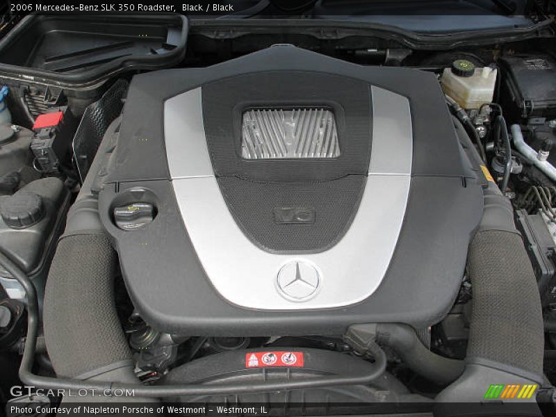 Black / Black 2006 Mercedes-Benz SLK 350 Roadster