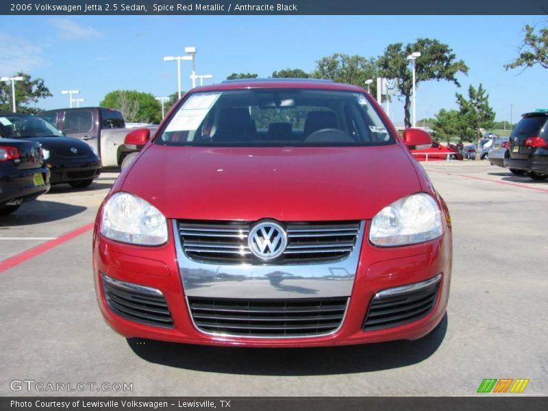Spice Red Metallic / Anthracite Black 2006 Volkswagen Jetta 2.5 Sedan