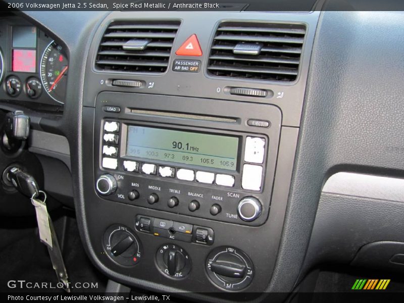 Spice Red Metallic / Anthracite Black 2006 Volkswagen Jetta 2.5 Sedan