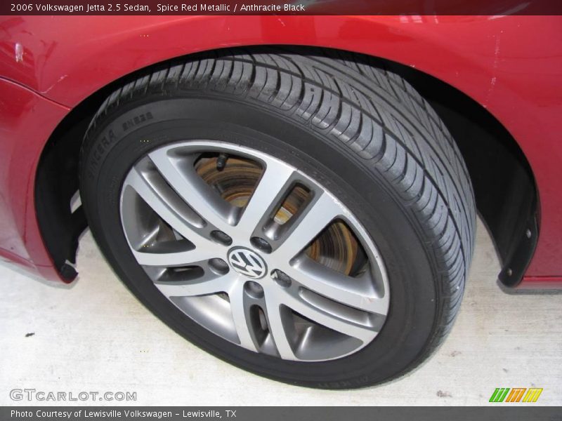 Spice Red Metallic / Anthracite Black 2006 Volkswagen Jetta 2.5 Sedan