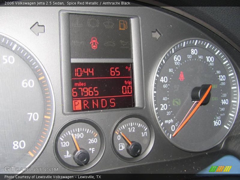 Spice Red Metallic / Anthracite Black 2006 Volkswagen Jetta 2.5 Sedan