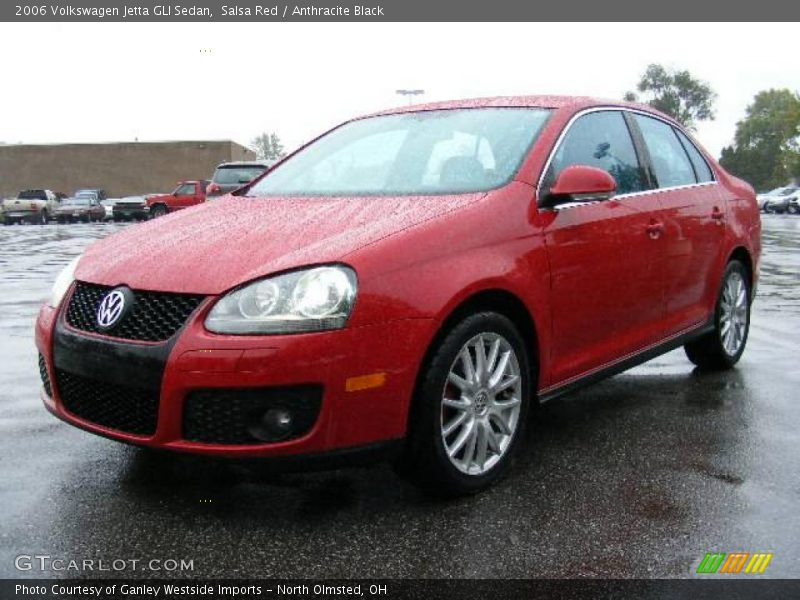 Salsa Red / Anthracite Black 2006 Volkswagen Jetta GLI Sedan