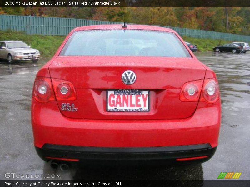 Salsa Red / Anthracite Black 2006 Volkswagen Jetta GLI Sedan