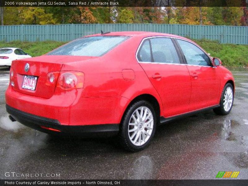 Salsa Red / Anthracite Black 2006 Volkswagen Jetta GLI Sedan