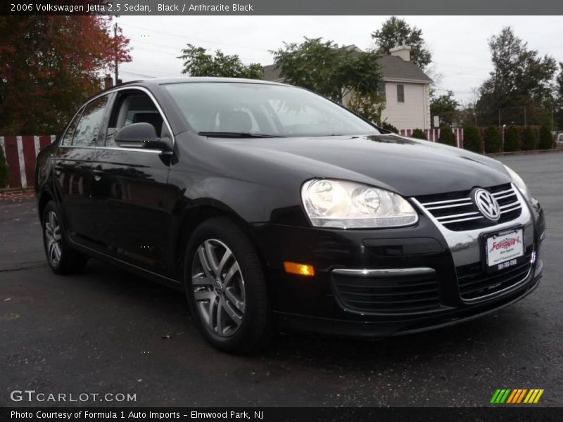 Black / Anthracite Black 2006 Volkswagen Jetta 2.5 Sedan