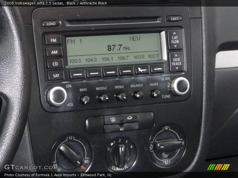 Black / Anthracite Black 2006 Volkswagen Jetta 2.5 Sedan