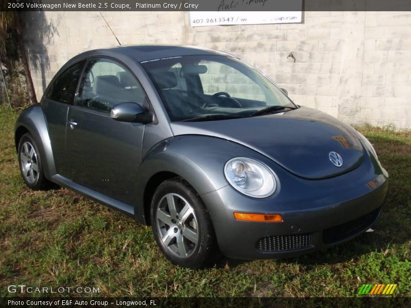 Platinum Grey / Grey 2006 Volkswagen New Beetle 2.5 Coupe