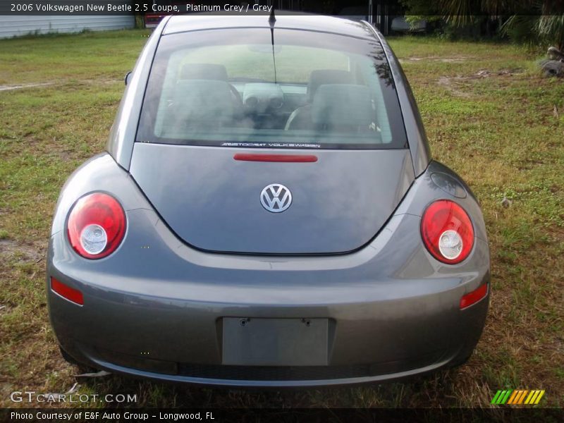 Platinum Grey / Grey 2006 Volkswagen New Beetle 2.5 Coupe