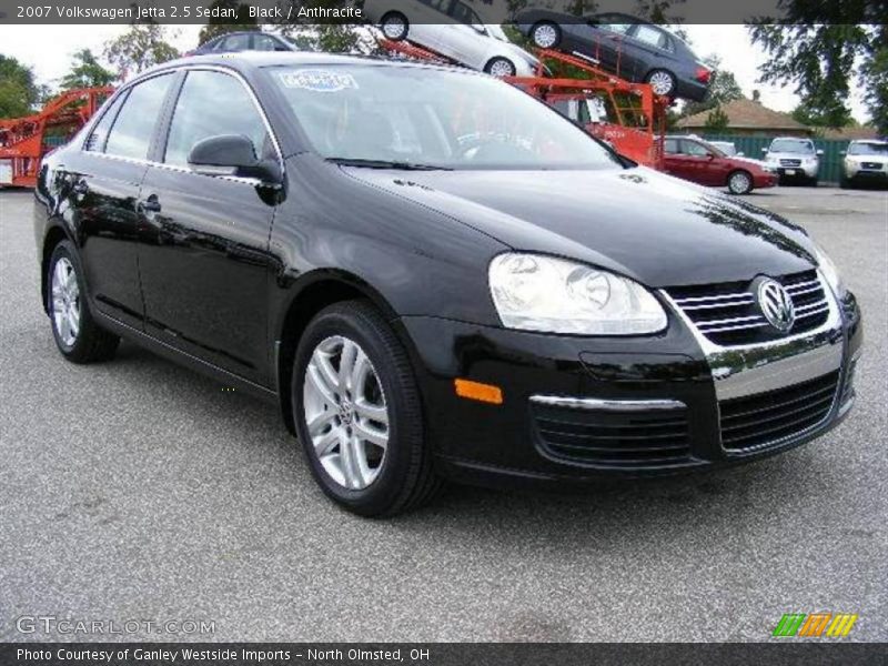 Black / Anthracite 2007 Volkswagen Jetta 2.5 Sedan