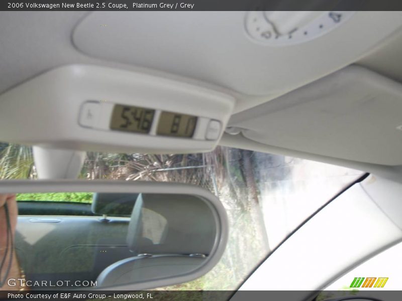 Platinum Grey / Grey 2006 Volkswagen New Beetle 2.5 Coupe