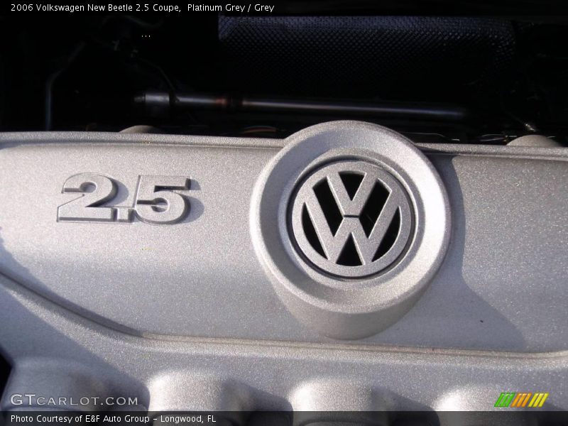 Platinum Grey / Grey 2006 Volkswagen New Beetle 2.5 Coupe