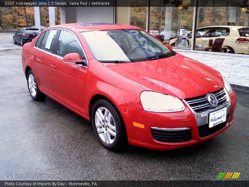 Salsa Red / Anthracite 2007 Volkswagen Jetta 2.5 Sedan
