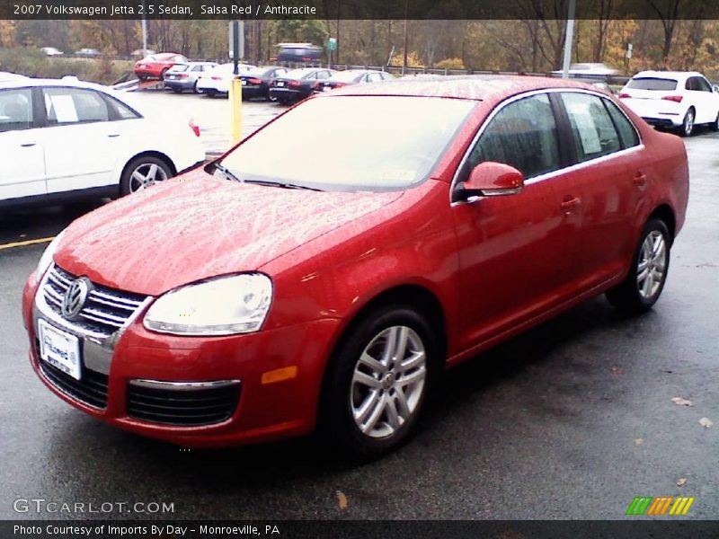 Salsa Red / Anthracite 2007 Volkswagen Jetta 2.5 Sedan