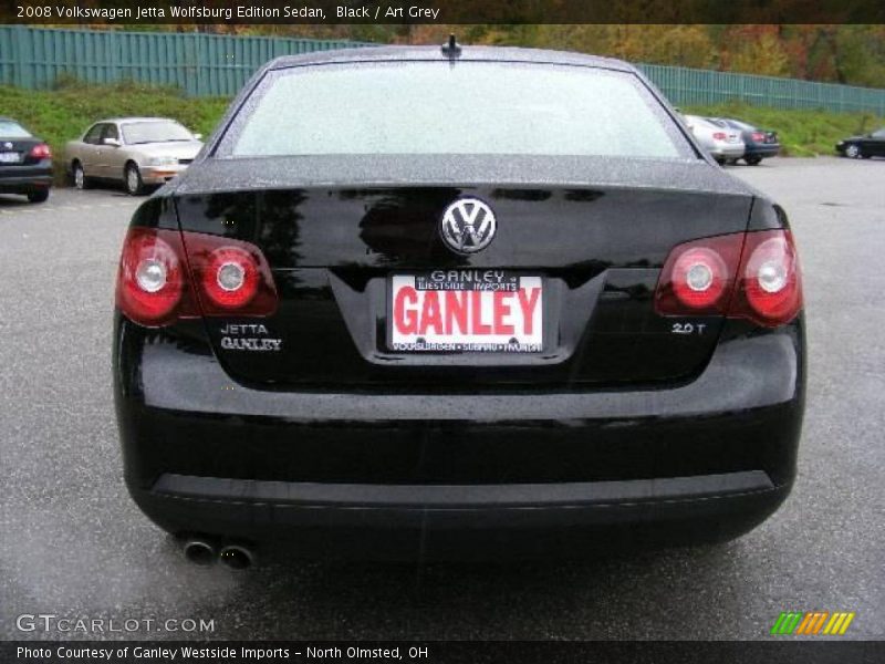 Black / Art Grey 2008 Volkswagen Jetta Wolfsburg Edition Sedan