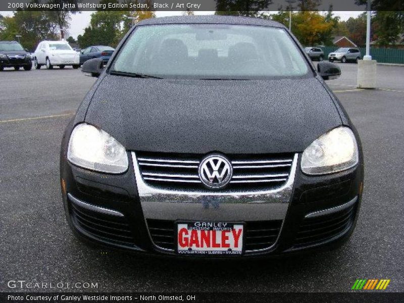 Black / Art Grey 2008 Volkswagen Jetta Wolfsburg Edition Sedan