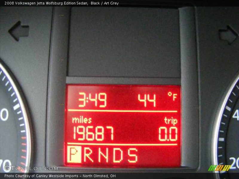 Black / Art Grey 2008 Volkswagen Jetta Wolfsburg Edition Sedan