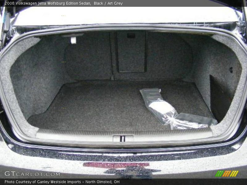 Black / Art Grey 2008 Volkswagen Jetta Wolfsburg Edition Sedan