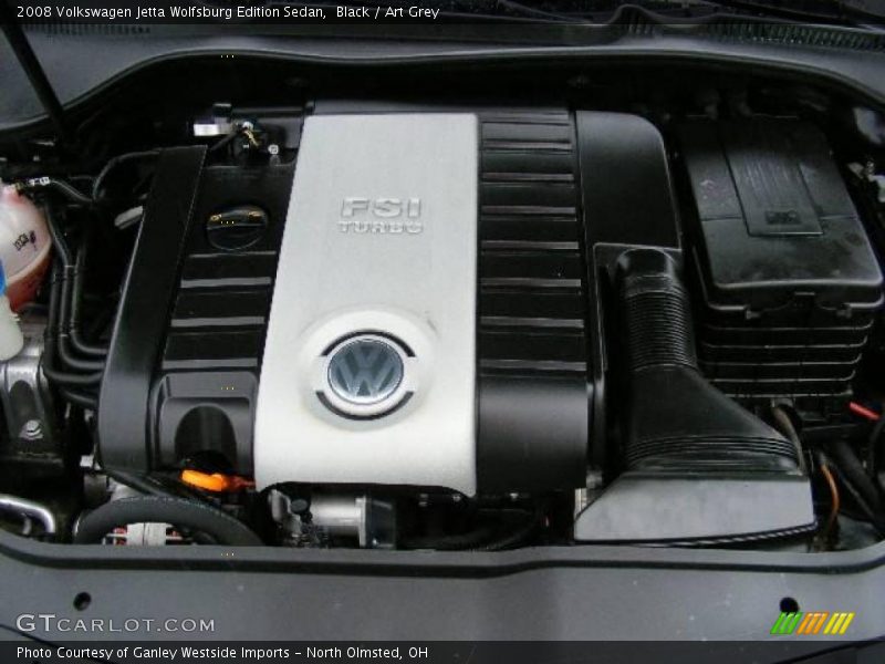 Black / Art Grey 2008 Volkswagen Jetta Wolfsburg Edition Sedan