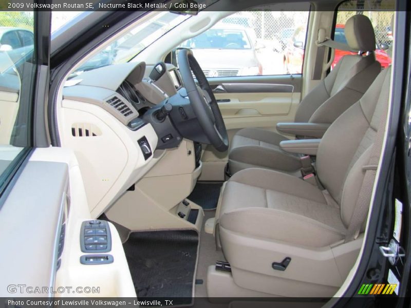 Nocturne Black Metallic / Gobi Beige 2009 Volkswagen Routan SE