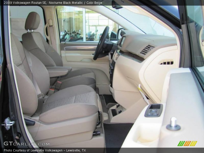 Nocturne Black Metallic / Gobi Beige 2009 Volkswagen Routan SE