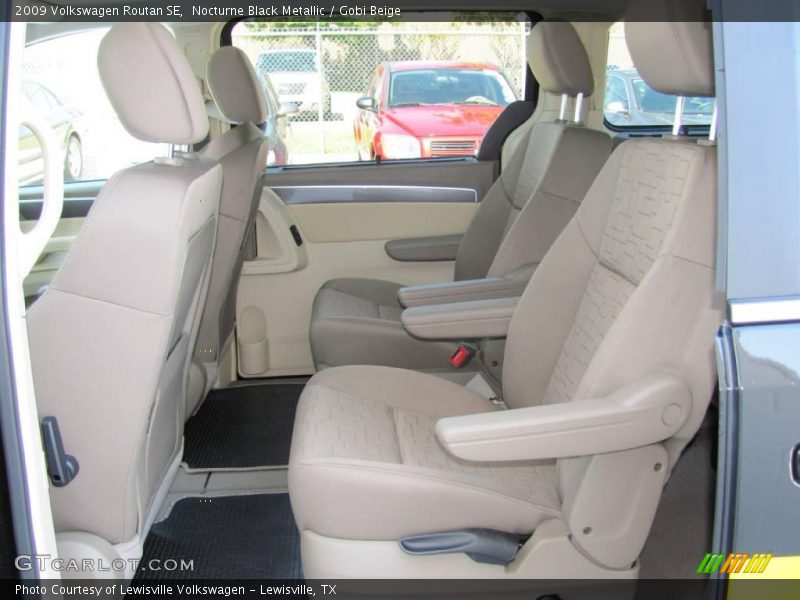 Nocturne Black Metallic / Gobi Beige 2009 Volkswagen Routan SE