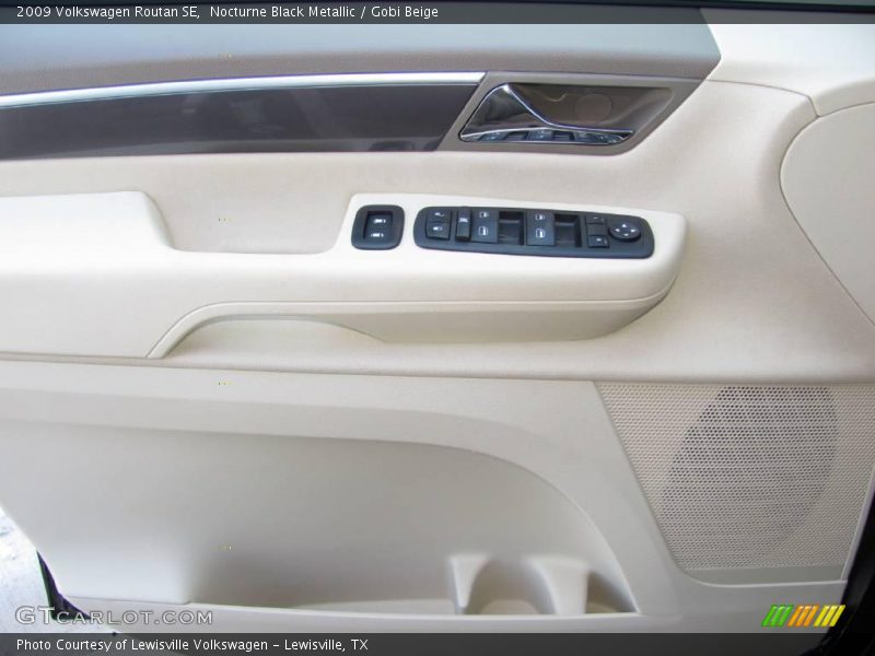 Nocturne Black Metallic / Gobi Beige 2009 Volkswagen Routan SE