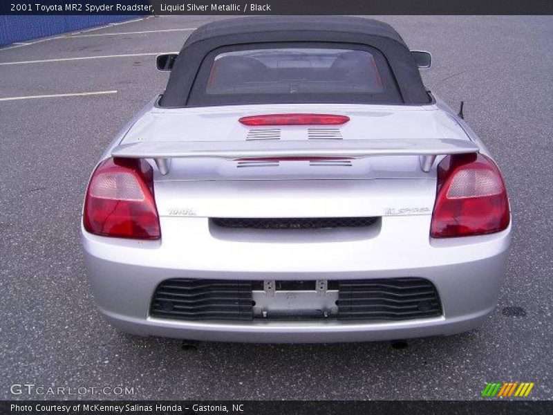 Liquid Silver Metallic / Black 2001 Toyota MR2 Spyder Roadster