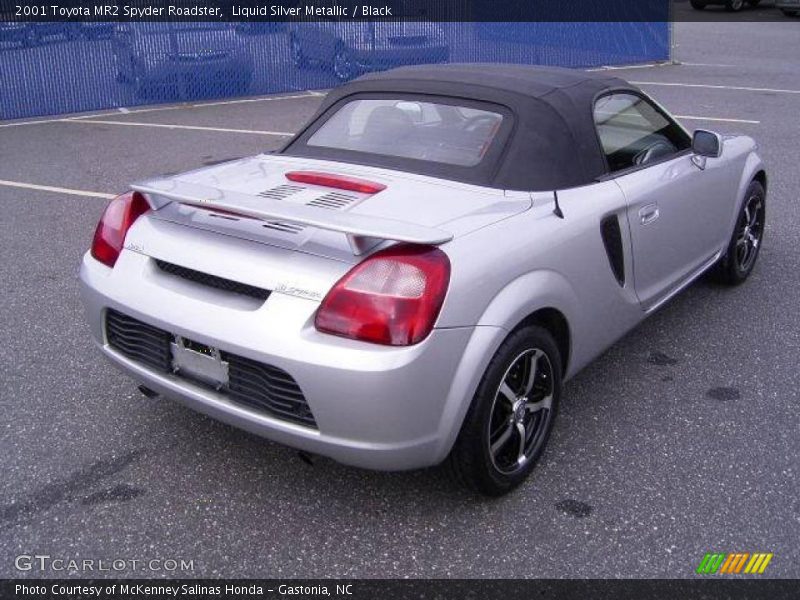 Liquid Silver Metallic / Black 2001 Toyota MR2 Spyder Roadster