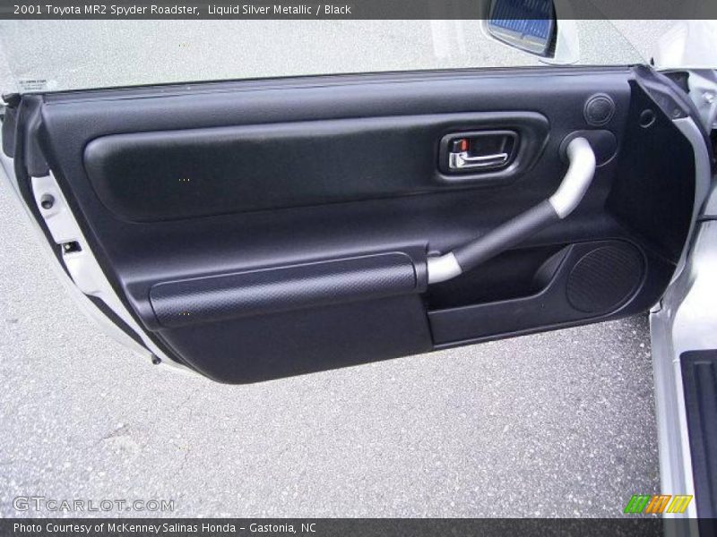 Liquid Silver Metallic / Black 2001 Toyota MR2 Spyder Roadster