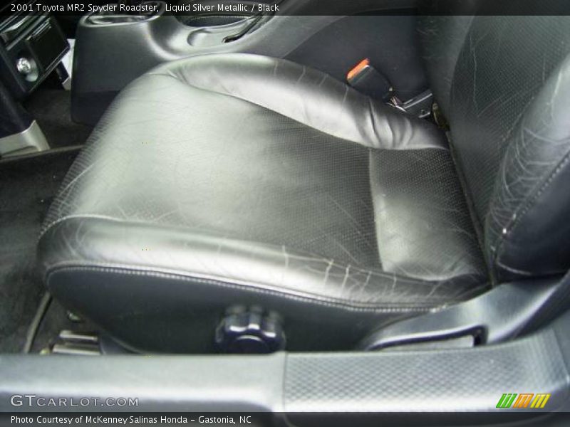 Liquid Silver Metallic / Black 2001 Toyota MR2 Spyder Roadster