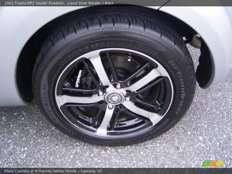 Liquid Silver Metallic / Black 2001 Toyota MR2 Spyder Roadster
