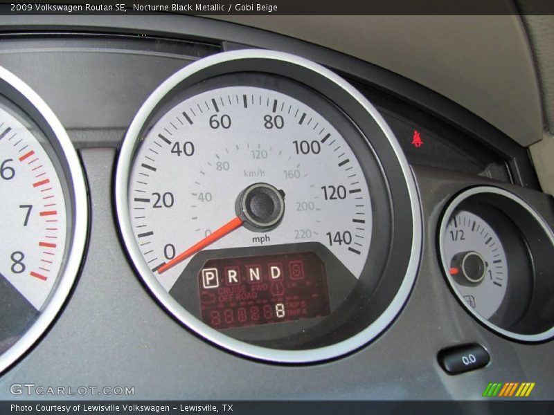 Nocturne Black Metallic / Gobi Beige 2009 Volkswagen Routan SE