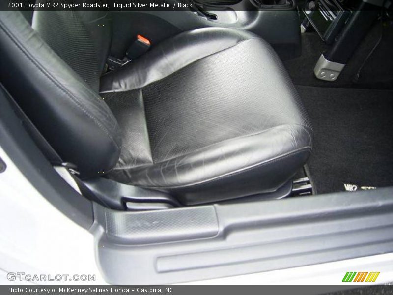 Liquid Silver Metallic / Black 2001 Toyota MR2 Spyder Roadster