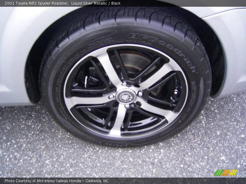 Liquid Silver Metallic / Black 2001 Toyota MR2 Spyder Roadster
