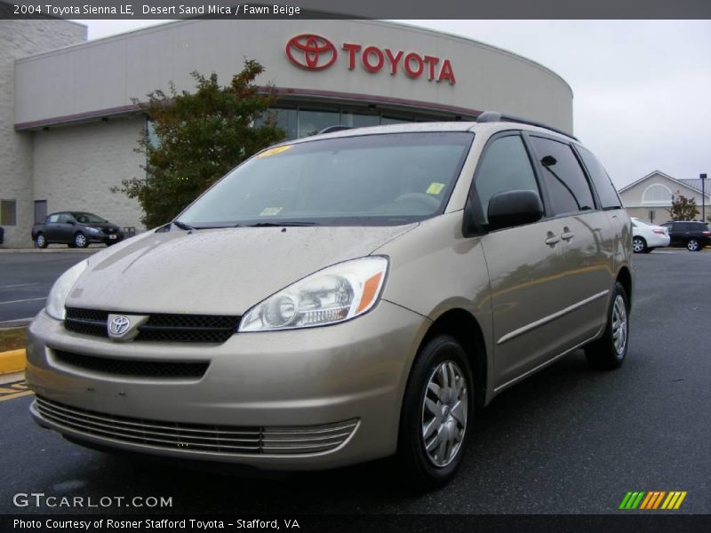 Desert Sand Mica / Fawn Beige 2004 Toyota Sienna LE