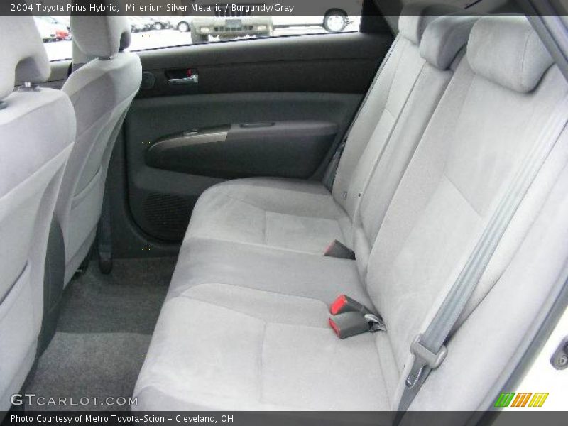 Millenium Silver Metallic / Burgundy/Gray 2004 Toyota Prius Hybrid