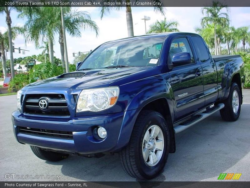 Indigo Ink Pearl / Graphite Gray 2006 Toyota Tacoma V6 TRD Sport Access Cab 4x4