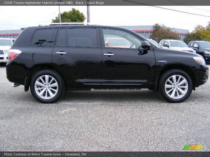 Black / Sand Beige 2008 Toyota Highlander Hybrid Limited 4WD