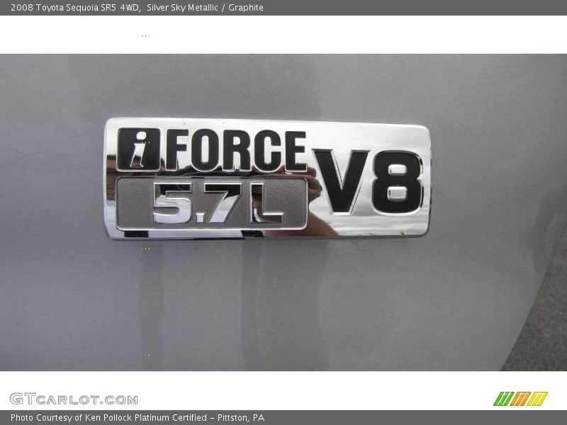 Silver Sky Metallic / Graphite 2008 Toyota Sequoia SR5 4WD
