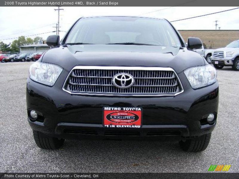 Black / Sand Beige 2008 Toyota Highlander Hybrid Limited 4WD