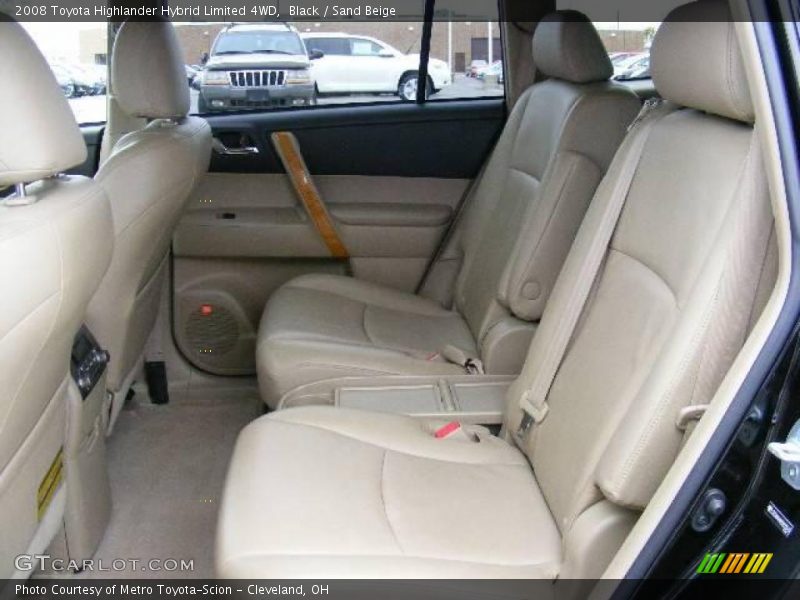 Black / Sand Beige 2008 Toyota Highlander Hybrid Limited 4WD